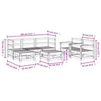vidaXL Gartenlounge Gartenlounge-Sets