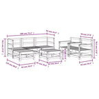 vidaXL Gartenlounge Gartenlounge-Sets
