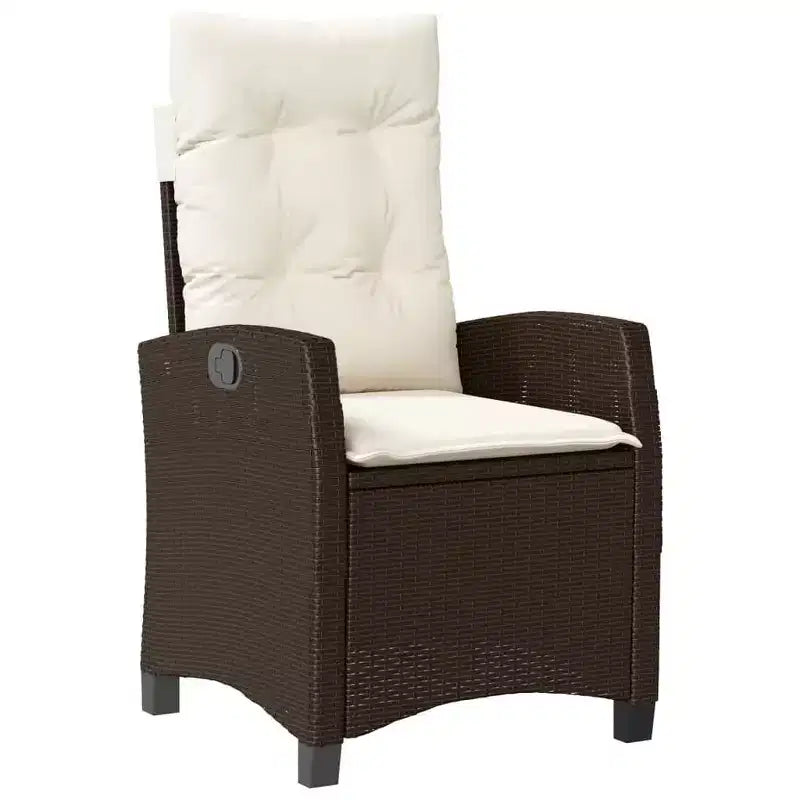 vidaXL Outdoor-Essgruppe aus Polyrattan