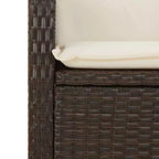 vidaXL Outdoor-Essgruppe aus Polyrattan