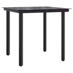 vidaXL Outdoor-Essgruppe aus Polyrattan