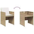 vidaXL Gartensitzgruppe 12-teilig,