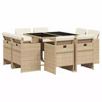 vidaXL Gartensitzgruppe 12-teilig,