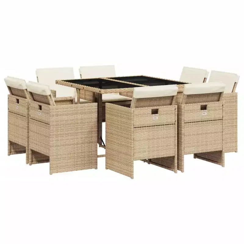 vidaXL Gartensitzgruppe 12-teilig,