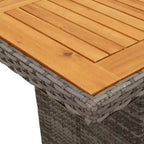 vidaXL Gartensitzgruppe mit Kissen Polyrattan