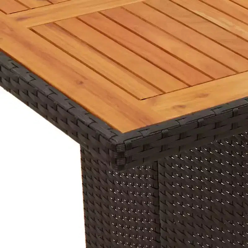 vidaXL Gartensitzgruppe mit Kissen Polyrattan