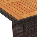 vidaXL Gartensitzgruppe mit Kissen Polyrattan