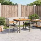 vidaXL Garten Essgruppe modern mit Kissen