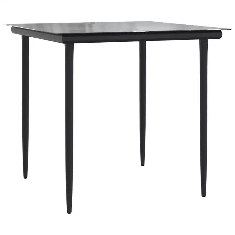 vidaXL Modernes Garten-Essset mit Kissen & gehärtetem Glas