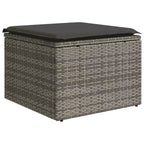vidaXL Loungesofa-Set mit Kissen – und Polyrattan