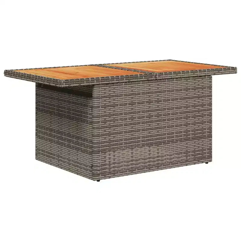 vidaXL Loungesofa-Set mit Kissen – und Polyrattan