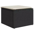 vidaXL Loungesofa-Set mit Kissen – und Polyrattan