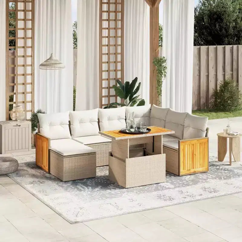 vidaXL Gartensofa-Set