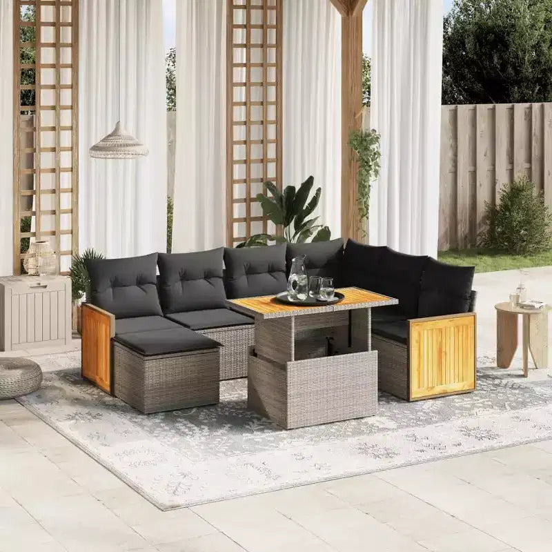 vidaXL Gartensofa-Set