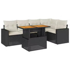 vidaXL Modular Patio Sofa Set with Cushions