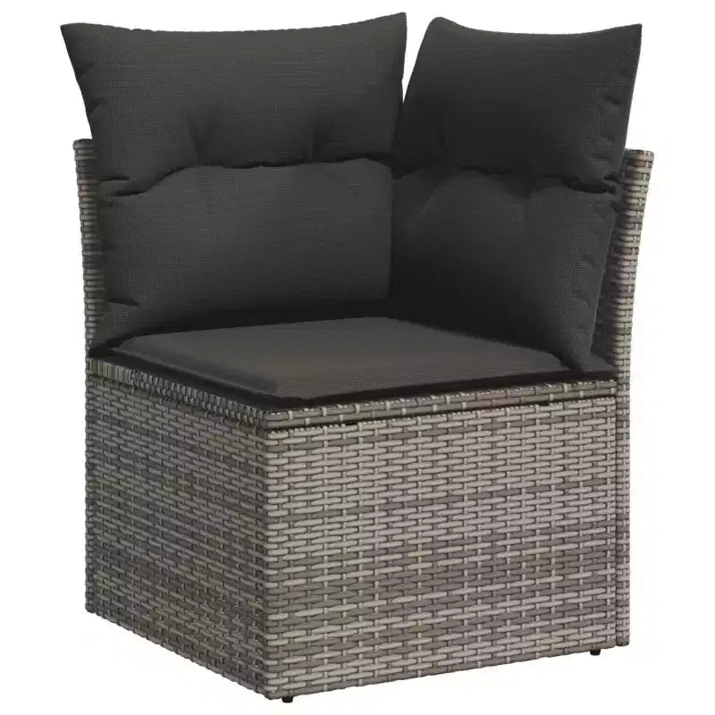 vidaXL Modulares Garten-Sofa-Set mit Kissen