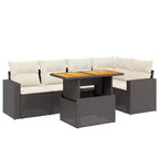 vidaXL Modulares Garten-Sofa-Set mit Kissen