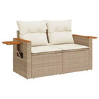 vidaXL Modulares Garten-Sofa-Set mit Kissen in verschiedenen Farben