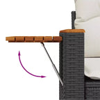 vidaXL Modulares Garten-Sofa-Set mit Kissen in verschiedenen Farben