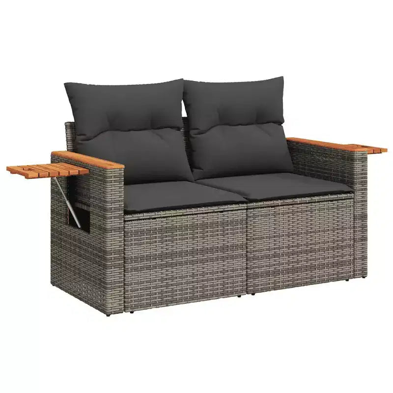 vidaXL Modulares Garten-Sofa-Set mit Kissen in verschiedenen Farben