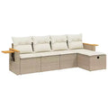 vidaXL Modulares Garten-Sofa-Set mit Kissen in verschiedenen Farben