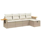 vidaXL Modulares Garten-Sofa-Set mit Kissen in verschiedenen Farben