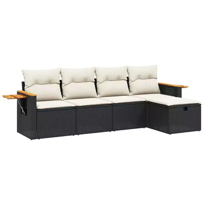 vidaXL Modulares Garten-Sofa-Set mit Kissen in verschiedenen Farben