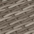 vidaXL Garten-Sofa-Set mit Kissen aus Polyrattan