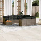 vidaXL Modulares Outdoor-Sofaset mit Kissen