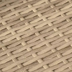 vidaXL Loungesofa-Set mit Kissen Gartenmöbel Polyrattan
