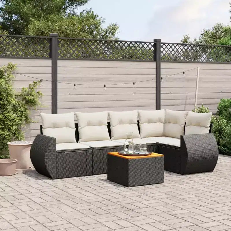 vidaXL Stylische Patio-Sofagarnitur mit Kissen – viele Farben zur Auswahl