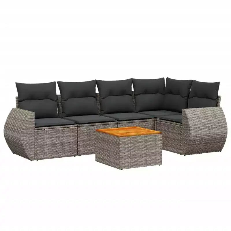 vidaXL Stylische Patio-Sofagarnitur mit Kissen – viele Farben zur Auswahl