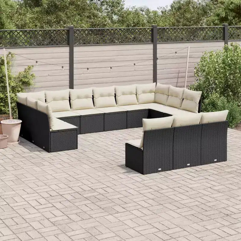 vidaXL Modulares Gartensofa-Set mit Kissen – Komfort im Freien