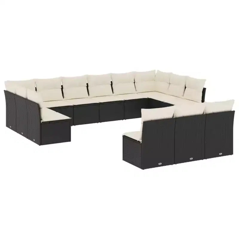 vidaXL Modulares Gartensofa-Set mit Kissen – Komfort im Freien