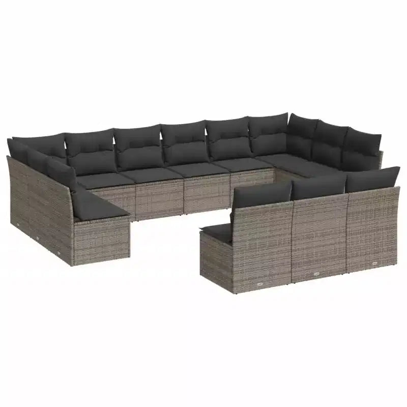 vidaXL Modulares Gartensofa-Set mit Kissen – Komfort im Freien