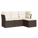 vidaXL Garten-Sofa-Set mit Kissen in verschiedenen Farben