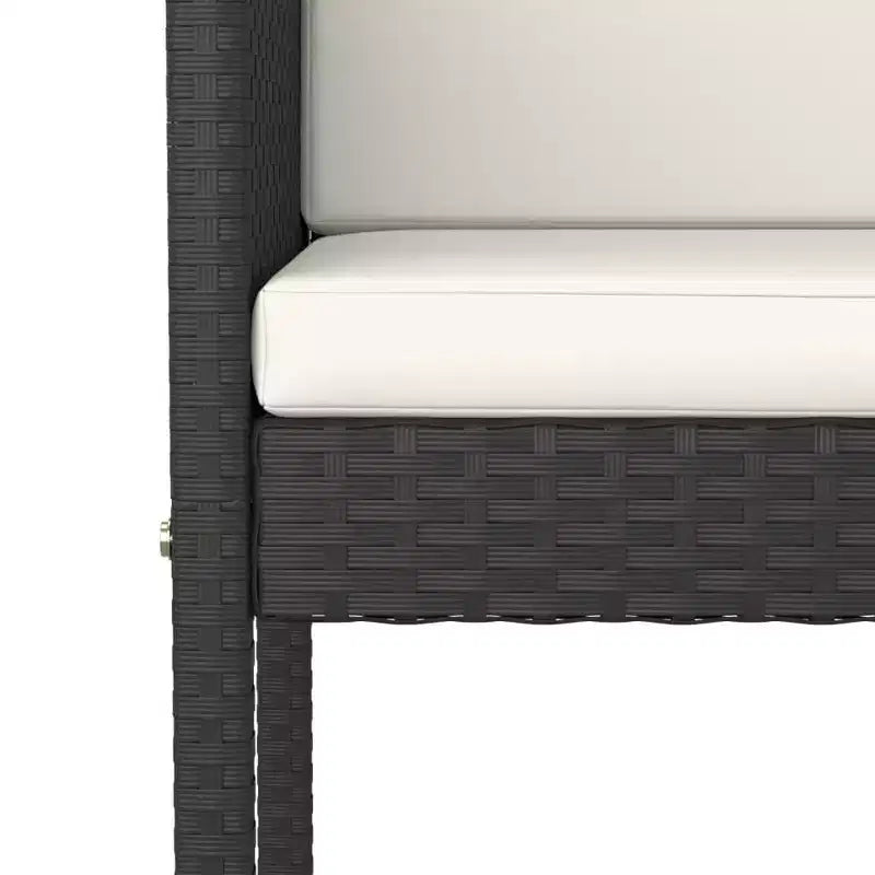vidaXL Moderne Gartenbar-Garnitur mit Kissen in verschiedenen Farben