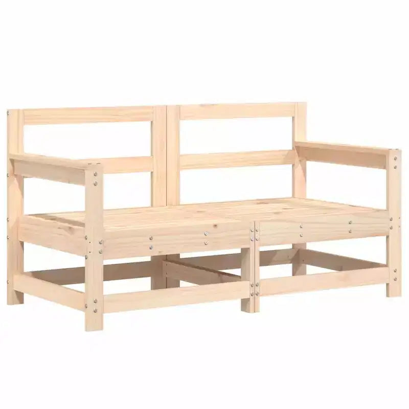 vidaXL Loungeset für den Außenbereich, Gartenmöbelset, Massivholz Kiefer