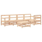 vidaXL Patio Lounge Set Outdoor Garden Furniture Set Solid Wood Pine