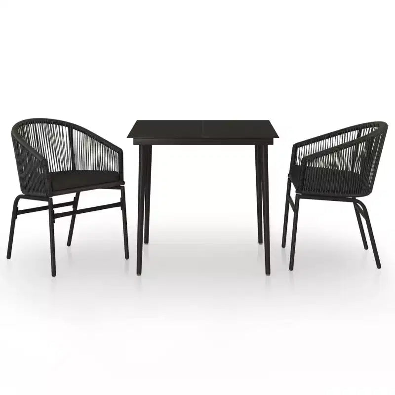 vidaXL Patio Dining Set Outdoor Garden Seat 3/5/7/Multi Colors/Sizes