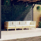 vidaXL Outdoor-Lounge-Set mit Kissen in verschiedenen Farben