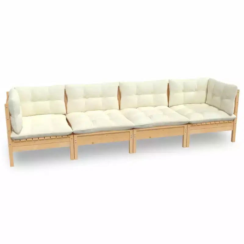 vidaXL Outdoor-Lounge-Set mit Kissen in verschiedenen Farben