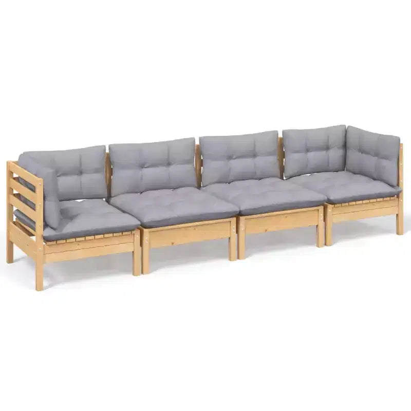 vidaXL Outdoor Lounge Set with Cushions in Different Colors
