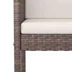 vidaXL Gartenbar-Set mit Kissen Polyrattan-Sitz 3/Mehrfarbig
