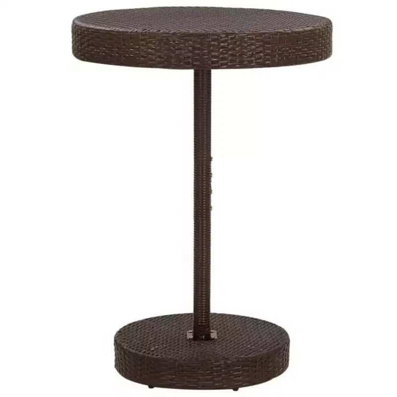 vidaXL Gartenbar-Set mit Kissen Polyrattan-Sitz 3/Mehrfarbig