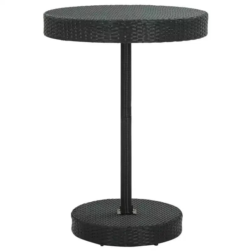 vidaXL Gartenbar-Set mit Kissen Polyrattan-Sitz 3/Mehrfarbig