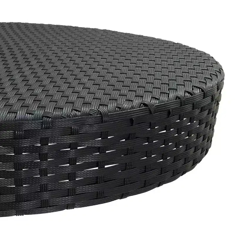vidaXL Gartenbar-Set mit Kissen Polyrattan-Sitz 3/Mehrfarbig