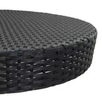 vidaXL Gartenbar-Set mit Kissen Polyrattan-Sitz 3/Mehrfarbig