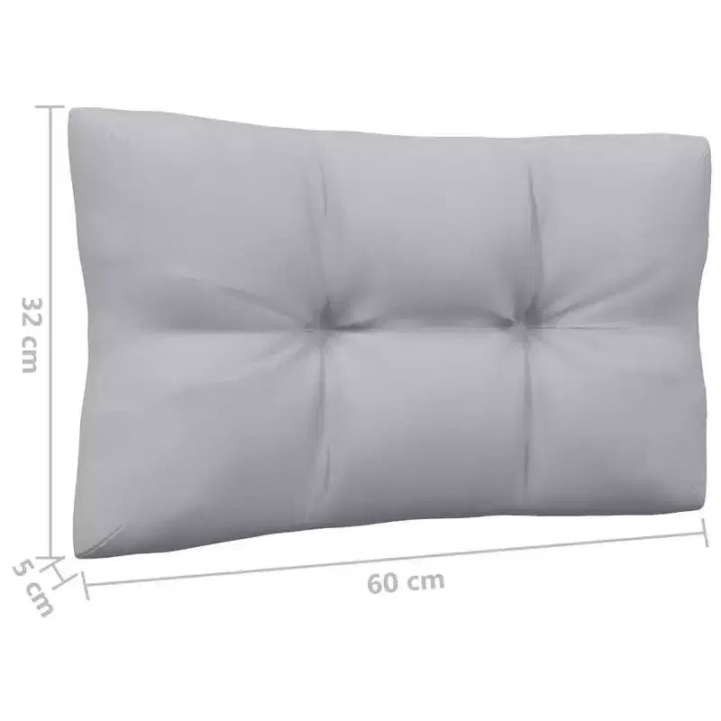 vidaXL Massives Kiefernholz Lounge-Set mit Kissen, mehrere Farben