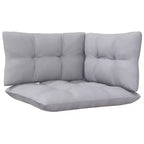 vidaXL Massives Kiefernholz Lounge-Set mit Kissen, mehrere Farben